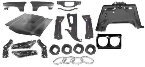 1970 chevelle front sheet metal|70 chevelle sheet metal conversion kit.